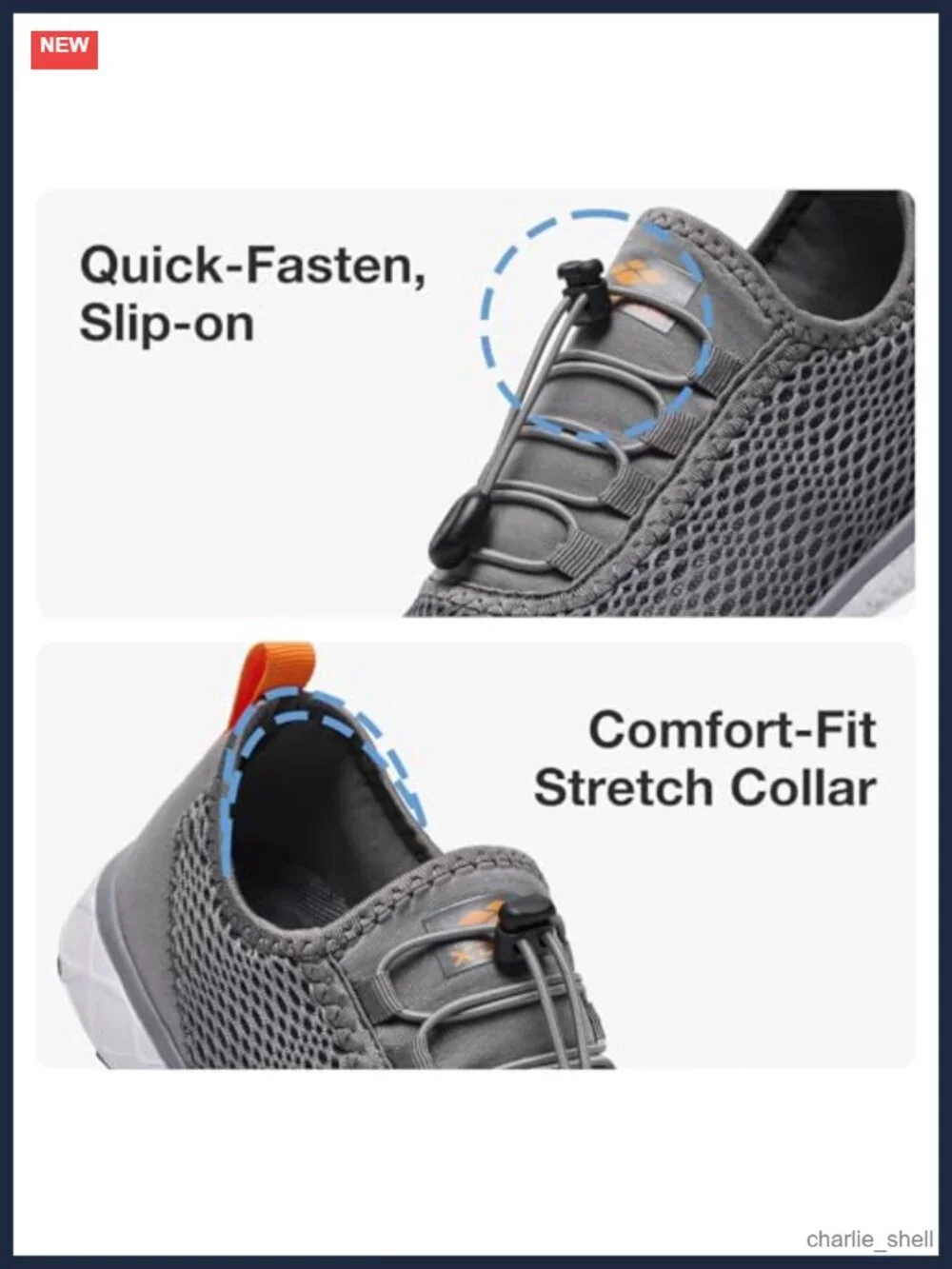 Men's Water Shoes Quick Dry Xdrain Sneakers Lightweight Comfort